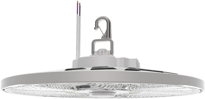 Lithonia Lighting Compact Pro Round LED High Bay Light, Ceiling Lighting Fixture, Adjustable 21000/24000/27000 Lumens, Selectable 4000K/5000K, UVOLT 120–347V, White (CPRB ALO14 UVOLT SWW9 80CRI DWH)