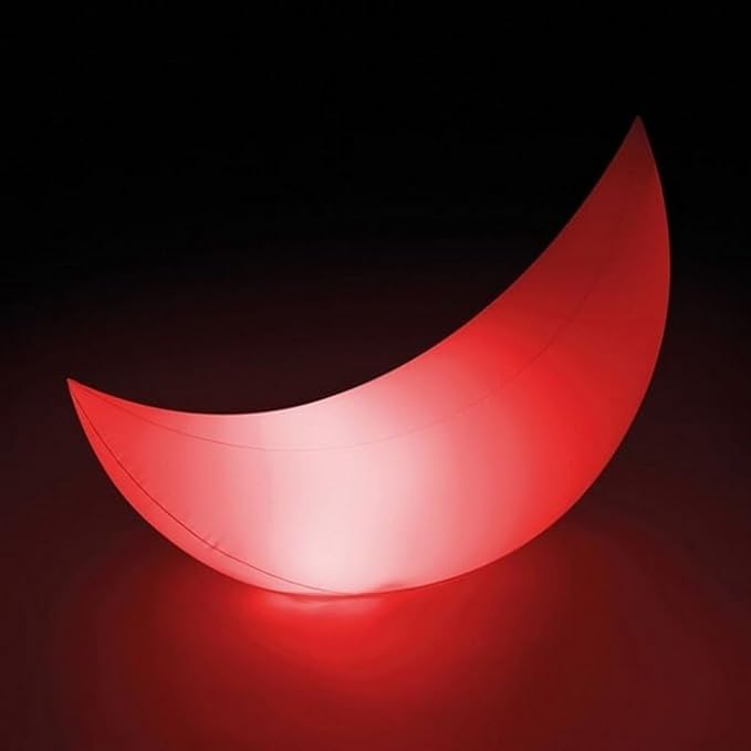 Intex Giant Moon Floating LED Light 6 Colours, 135 x 43 x 89 cm, Perfect for Garden Lighting