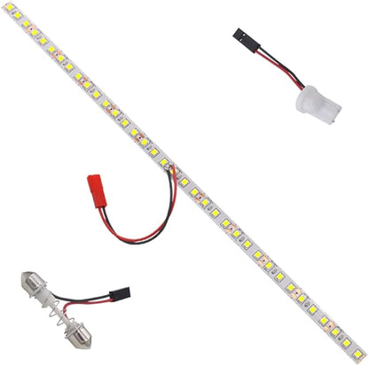 BMTxms LED Strip Light，60pcs SMD 2835 - Trunk LED Light for Car Trunk Cargo Area or Interior Illumination Decoration,4000 Lumens 6000K Xenon White, Easy Install Auto Accessories (2 Pack)