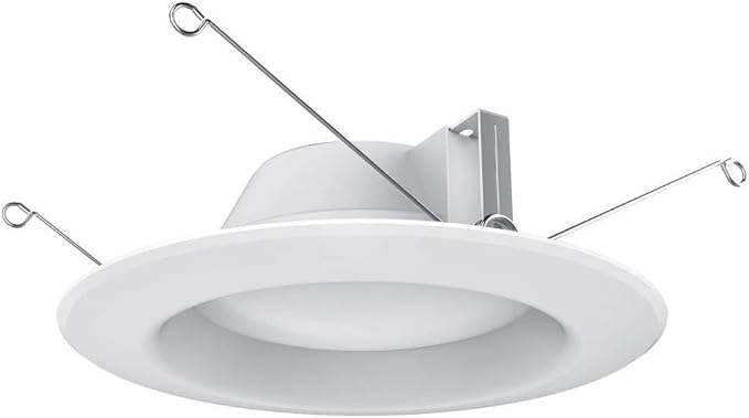 Satco S39315 7.2W 5000K LED Downlight Retrofit in Contemporary Style-2.3 Inches Tall and 7.4 Inches Wide, Color Temperature: 5000, Finish Color: White