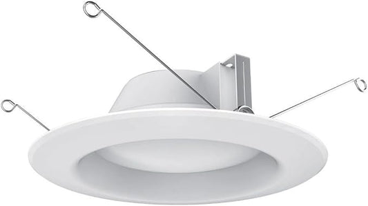 Satco S39315 7.2W 5000K LED Downlight Retrofit in Contemporary Style-2.3 Inches Tall and 7.4 Inches Wide, Color Temperature: 5000, Finish Color: White