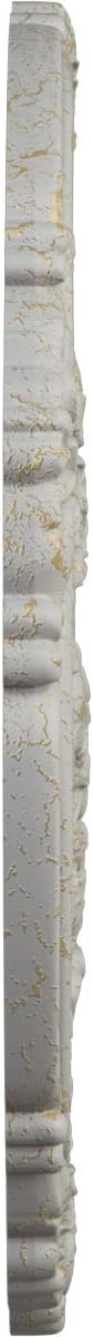 26"OD x 3 3/4"ID x 1 1/2"P Attica with Rose Ceiling Medallion (Fits Canopies up to 4 1/2"), Hand-Painted Pot of Cream Crackle