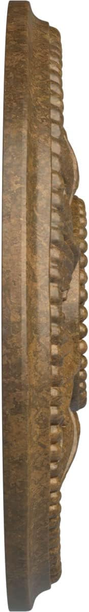 Ekena Millwork CM18ED1RZS Edinburgh Ceiling Medallion, Rubbed Bronze