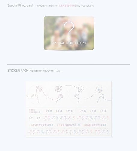 BTS - LOVE YOURSELF 承 [Her] [Random ver.] +Photobook+Photocard+Official Poster+Extra Photocard