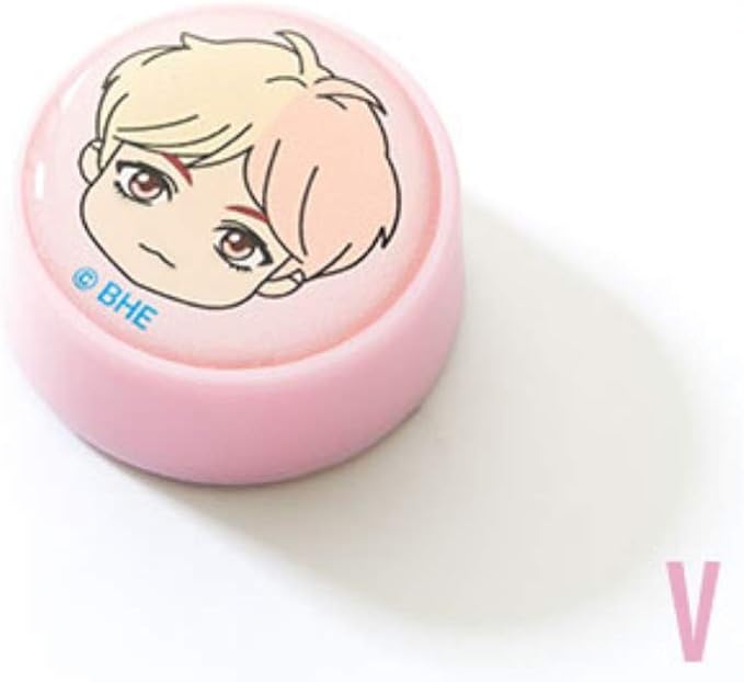 [BTS Official Merchandise] Fans Gift - K-Pop Idols Goods - BTS Character Figure Toothbrush with Convenient Magnetic Holder (V)