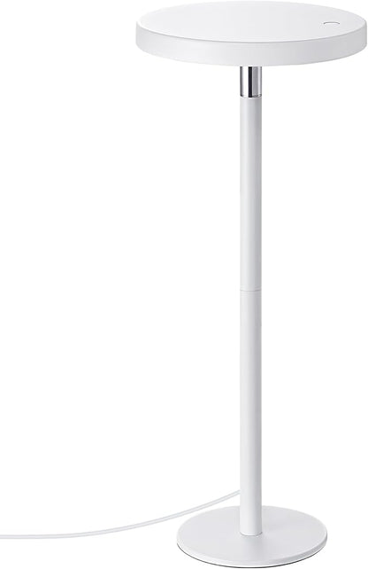 EDISHINE LED Table Lamp with 2 Adjustable Height, 5%-100% Dimmable & 3 Color Temperature, Touch Control, Modern Desk Lamp for Home Office, Living Room, White