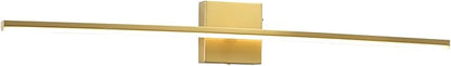 Modern Bathroom Vanity Light 32 Inch, 20W Brushed Brass Bathroom Light Fixture Over Mirror, Dimmable 5CCT LED Wall Sconce Lighting for Restro