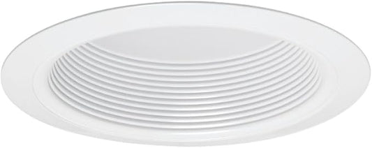 Juno VuLite 6" Recessed Light Trim, Air-Loc and Wet Rated Recessed Lighting Trim for New Construction and Remodel, Downlight Baffle Trim with Torsion Springs, Fits IC23, IC22, IC22R Can Light Housings