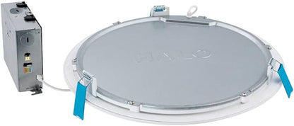 HALO HLB 12 Inch LED Recessed Light, Thin Canless w/Selectable Lumens and Color Temperatures, 0-10V Dimming, 120-277V Input - HLB12LS9FSE010MWR