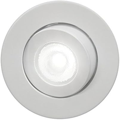 NICOR Lighting 2 inch LED Gimbal Downlight in White, 2700K (DLG2-10-120-2K-WH)