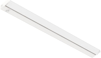 GETINLIGHT 40-inch Swivel LED Under Cabinet Lights, Glass Lens, Selectable White 2700K/4000K/5000K, Dimmable with Wall Dimmers, White Finish, IN-0202-5-WH