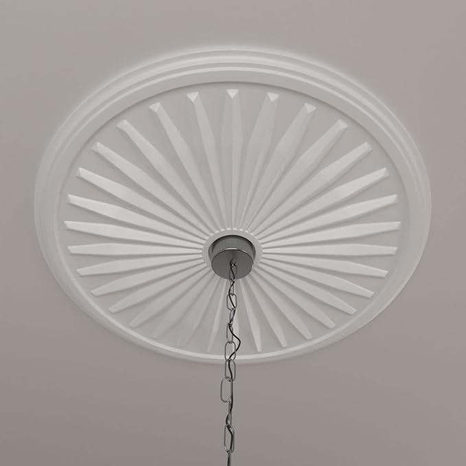 33 1/8"OD x 3 1/2"ID x 1 3/8"P Leandros Ceiling Medallion (Fits Canopies up to 5")