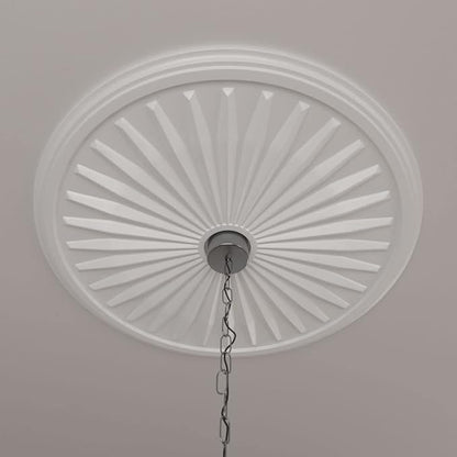 33 1/8"OD x 3 1/2"ID x 1 3/8"P Leandros Ceiling Medallion (Fits Canopies up to 5")