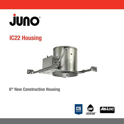 Juno Lighting IC22R Contractor Select 6-Inch IC Rated Universal Incandescent Remodel Housing