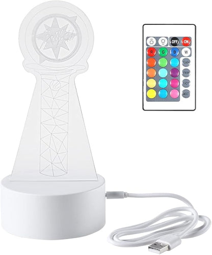 WGEEEY Kpop Stray Kids 16 Colors LED USB Acrylic Night Light with Remote Control for Home Room Decoration