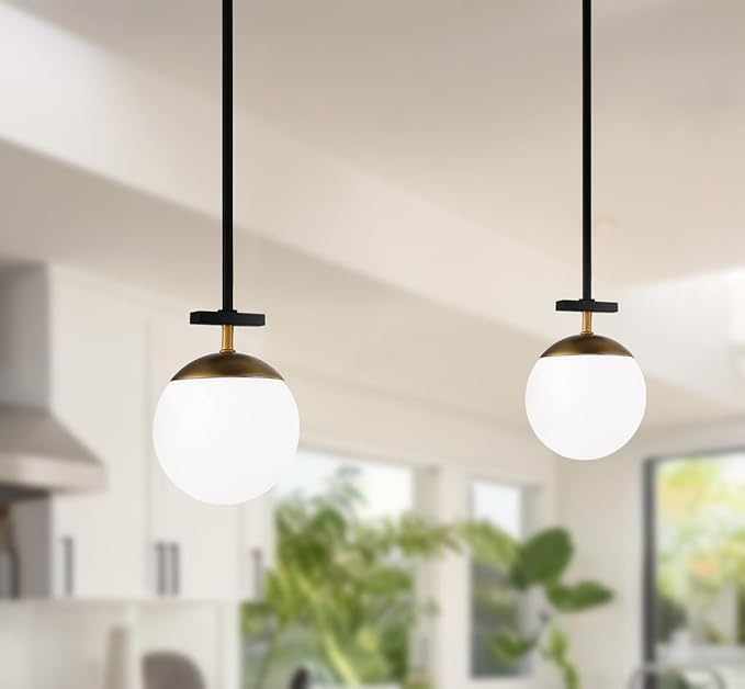 George Kovacs P351-618 Alluria 1 Pendant Light, 75 Watt Total, Weathered Black w/Autumn Gold