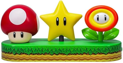 Paladone Super Mario Icon Light - Officially Licensed Mario Brothers Free Standing Desk Light, Gaming Room Decor and Merchandise for Boys and Girls, Nightlight Gift Accessory for Bedroom