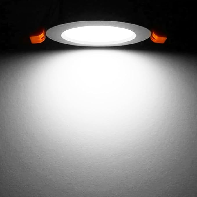 2 Inch LED Downlight, 3W Recessed Lighting Dimmable Ceiling Light Kit, 5000K Daylight White, CRI80 LED Can Lights with Driver(35W Halogen Equivalent), 6 Pack