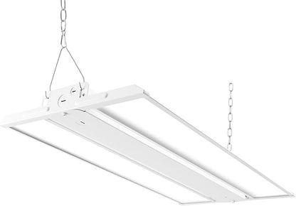 hykolity 2FT 150W LED Linear High Bay Shop Light, 20250 lm, 135LM/W, 120-277V, 0-10V Dim, 5000K, Hanging Light Fixture for Warehouse Workshops, UL Listed