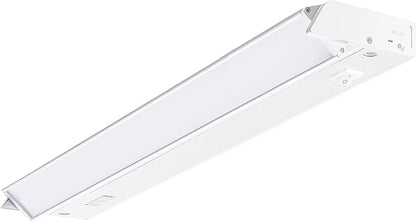 PARMIDA LED Swivel Under Cabinet Lighting, Hardwired or Plug-in Installation, 24 Inch, 14W, 5CCT Color Selectable - 2700K/3000K/4000K/5000K/6000K, Rotatable Lens, Dimmable, Linkable, 120V, 1120LM, ETL