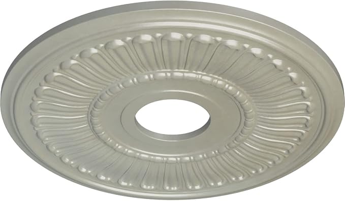 16"OD x 3 5/8"ID x 3/4"P Melonie Ceiling Medallion (Fits Canopies up to 6 3/8"), Hand-Painted Flash Copper