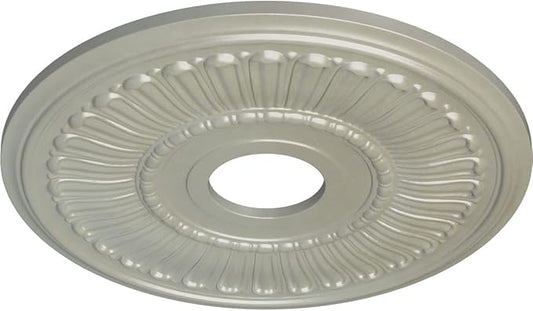 16"OD x 3 5/8"ID x 3/4"P Melonie Ceiling Medallion (Fits Canopies up to 6 3/8"), Hand-Painted Flash Copper