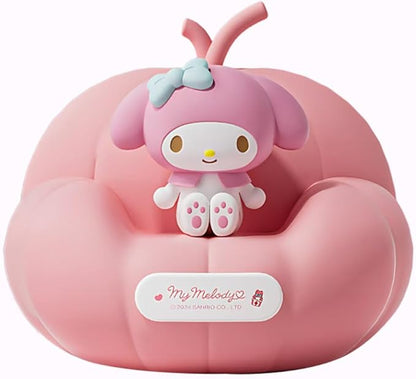 Cute Melody Night Light, Cartoon dimmable sili Cone Children's Night Light, Long Battery Life, Rechargeable Melody Light, Toddler Night Light, Gift for Boys and Girls (Pink Melted)