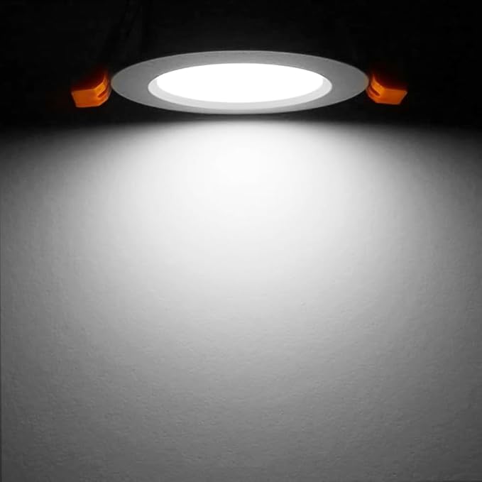 2 Inch LED Downlight, 3W Recessed Lighting Dimmable Ceiling Light Kit, 4000K Natural White, CRI80 White LED Can Lights with Driver(35W Halogen Equivalent), 6 Pack