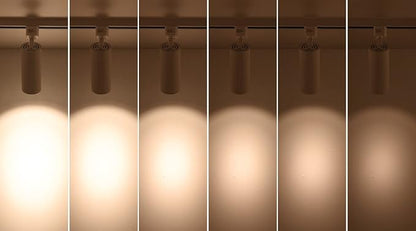 mirrea 16.5W Dimmable LED Track Lighting Heads Compatible with Single Circuit H Type Rail Ceiling Spotlight 90 CRI 24° White Finish Pack of 6 (4000K Neutral White)