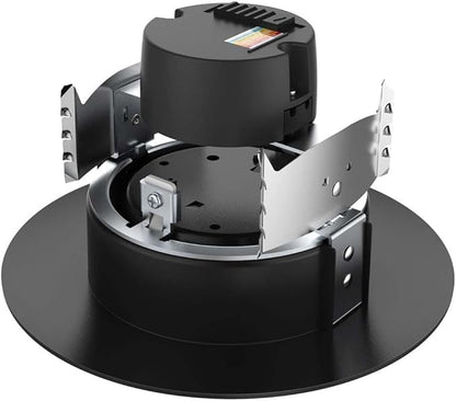 Satco LED Retrofit Gimbal Downlight, CCT Selectable 2700K/3000K/3500K/4000K/5000K, 4 Inches, Black Finish