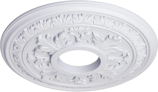 15 3/8"OD x 4 1/4"ID x 1 1/2"P Baltimore Ceiling Medallion (Fits Canopies up to 5 1/2")