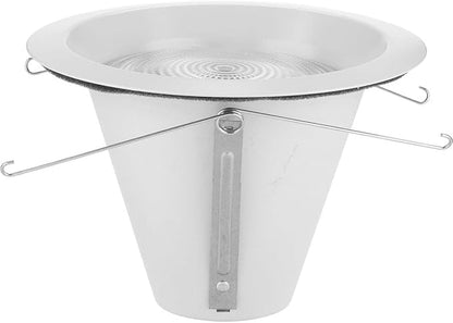 Progress Lighting P806001-028 6" Recessed Open Trim Satin White for Progress Lighting 6" Housing (P806N Series)