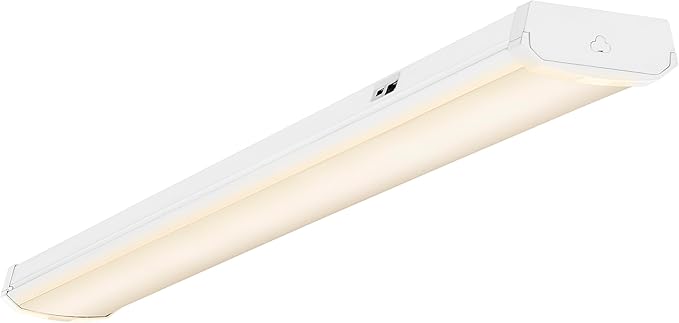 Sylvania 48" Integrated LED Wrap Light, 46W, 3 CCT Select (3000/4000/5000K), Dimmable, Linkable, 6000 LMS, White - 1 Pack (66741)