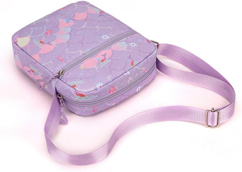For K-Pop Mini Crossbody Bag - For Korean Idol Shoulder Bag - Cartoon Pattern Design For K-Pop Fans - Purple