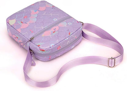 For K-Pop Mini Crossbody Bag - For Korean Idol Shoulder Bag - Cartoon Pattern Design For K-Pop Fans - Purple