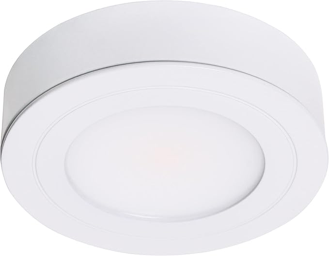 Armacost Lighting 223412 Purevue 4000K LED Puck Light in a White Finish, Bright White