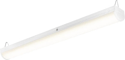 LEDVANCE 4-Ft Dual Selectable Wrap FVL LED Luminaire, 30/40/50W, 3500/4000/5000K, 4260/5640/7000 LMS, Dimmable, Mounting Accessories Included - 1 Pack (64116)