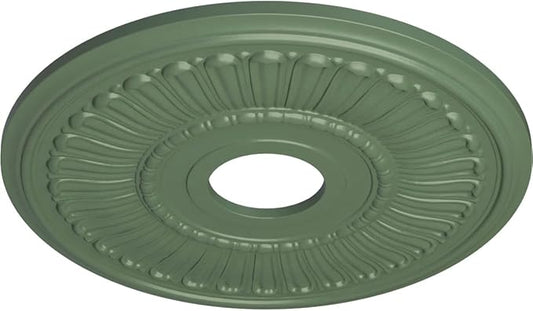 Ekena Millwork Melonie Ceiling Medallion, Athenian Green