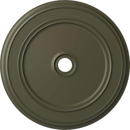 Ekena Millwork CM41CLWHF Classic Ceiling Medallion, 41 1/8"OD x 4"ID x 2 1/8"P, Hand-Painted Witch Hazel