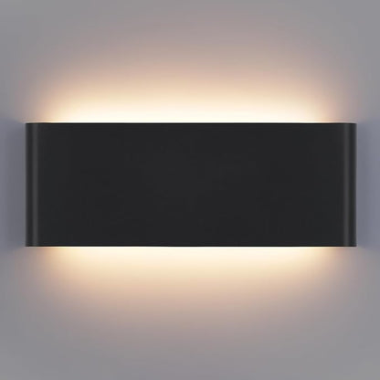 Mille Luckiole 21.65Inch Bathroom Vanity Mirror Light,5-in-1 CCT 3000K/3500K4000K/5000K/6500K Selectable Hallway LED Wall Light,Modern LED Sconce Wall for Stairwell,Bedroom,24W Black 1 Pack