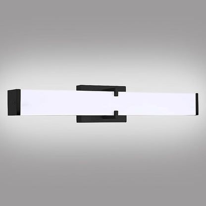 LED Bathroom Vanity Light Cool White 5000K Black Modern Matte Bathroom Lighting Fixtures; 24 Inch IP44 25W Equivalent to Incandescent 250W for Over Mirror Vanity Light - ETL Listed (1 Pack)