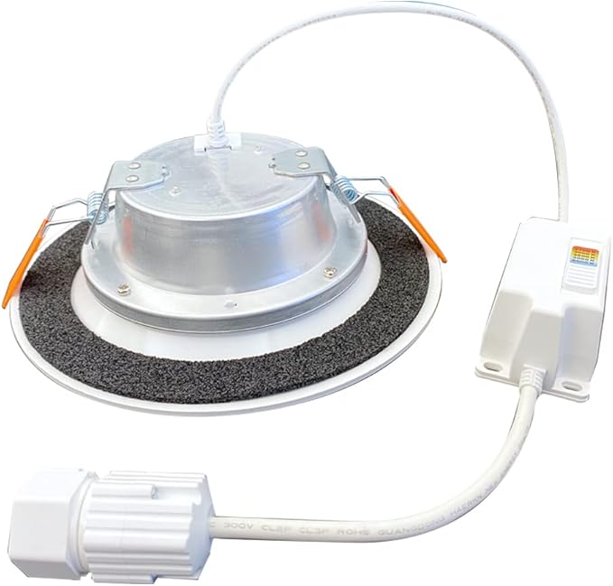 HALO Quicklink 6-Inch Canless LED Downlight Selectable 2700K, 3000K, 3500K, 4000K, 5000K CCT – White