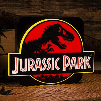 Numskull Jurassic Park 3D Lamp Wall Light - Ambient Lighting Gaming Accessory for Bedroom, Home, Study, Office, Work - Official Jurassic World Rebirth Merchandise