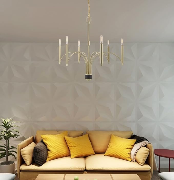 Livex Lighting 6 Lt Brushed Nickel Chandelier