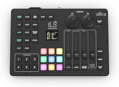 CHAUVET DJ – ILS Command Lighting Controller | Sound-Activated Music Sync | Instant Show Creation | Master Control Hub for ILS-Compatible Lighting Fixtures and Simplified Performance Control