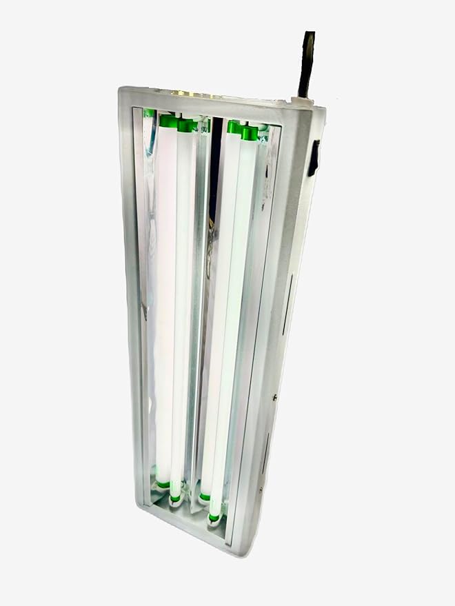 2Ft 2Bulbs T5 Grow Lights Panel, 6500K Full Sun Light, 5000 Lumen Output