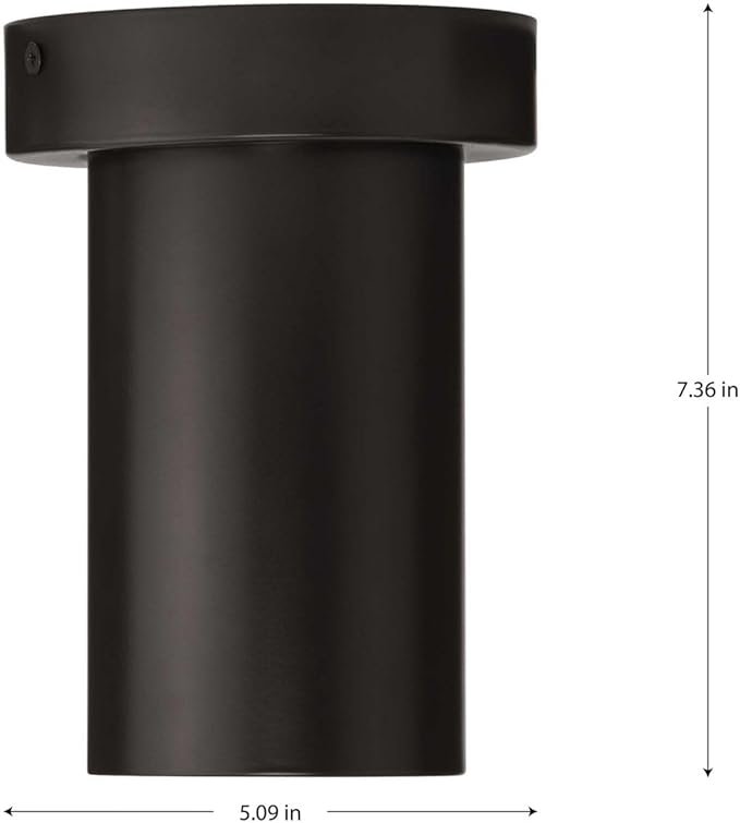 Progress Lighting Surface Mount P550140-020 3 in. Antique Bronze Wall Mount Cylinder