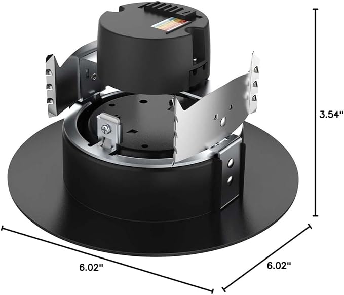 Satco LED Retrofit Gimbal Downlight, CCT Selectable 2700K/3000K/3500K/4000K/5000K, 4 Inches, Black Finish