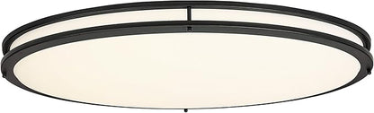 Design House 32 Inch Owens Integrated LED Indoor Ceiling Light, Dimmable, Matte Black – Design House, 588863-BLK