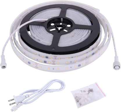 120V Dimmable LED Strip Light, Waterproof IP65, No Need Transformer, Warm White 2800K 110V LED Rope Light, 16.4ft LED Tape Light 115V Under-Cabinet Light Flexible, Dimming by Wall Dimmer Switch